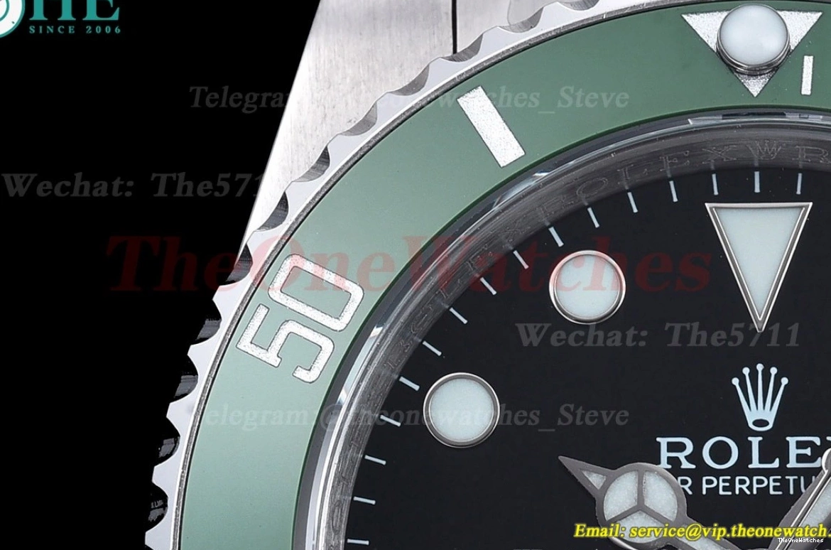 Black 41mm GDF Submariner SS MY8215 SS 126610LV 1224